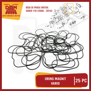 O Ring Magnit VARIO ISI 25 PCS (PSP) ORing Karet Seal Sil Lepekan Magnet Vario Techno Lama Karbu 110