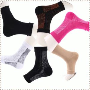 Compression Stockings Sports Running Socks Sweat Absorbent Breathable Compression Socks Heel Socks Stretch Sports Socks