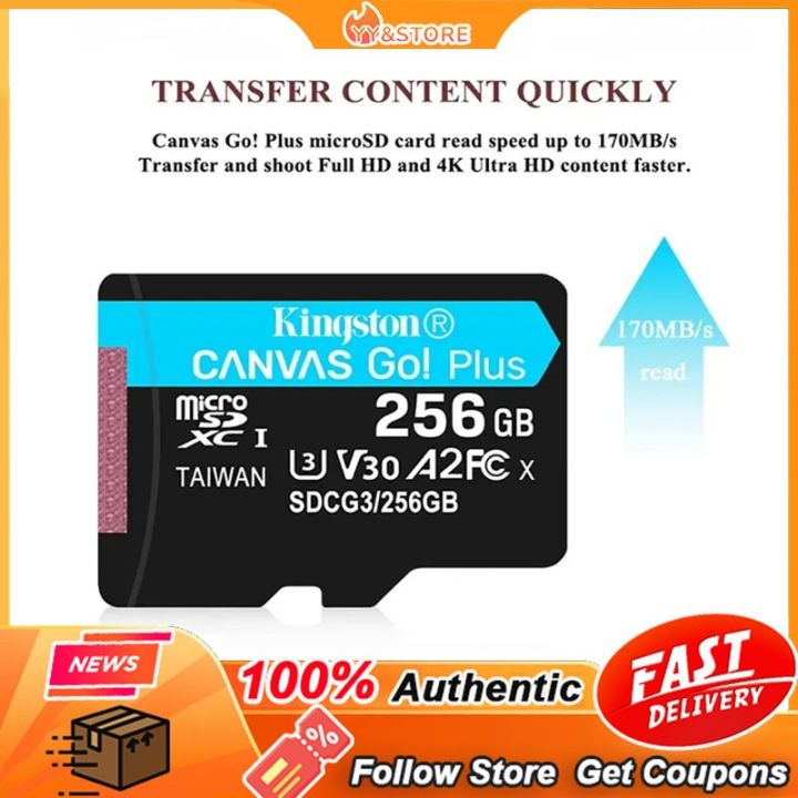 🔥 COD+Free Delivery 🔥Original Kingston Canvas Go! Plus MicroSD