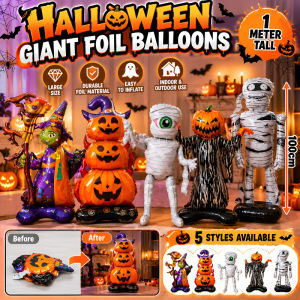 Large Halloween Standing Balloon Halloween Balloon Decoration Standing Balloon Prop Halloween Party Supplies Indoor Outdoor Yard Decor