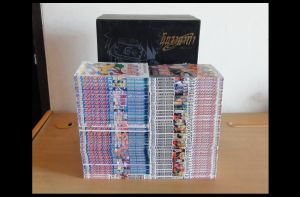 หนังสือการ์ตูน Boxset Ver.1 สีดำ Naruto นารูโตะ นินจาคาถา เล่ม 1-72 ครบจบ สันผสม พิมพ์บางล้วน ผลงานของ Masashi Kishimoto (มือสอง)