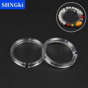 SHNGki 10pcs rõ ràng Acrylic Vòng đeo tay Hiển thị đứng trang sức hiển thị trường Hợp Kệ vòng tròn đồ trang sức đứng