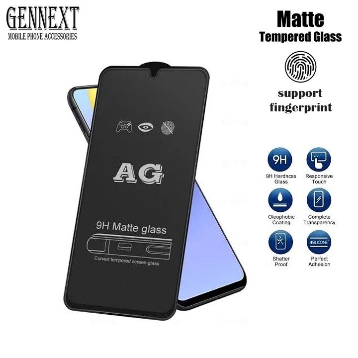 Gennext Tempered Glass Matte samsung M10 M11 M12 M20 M21 M22 M30