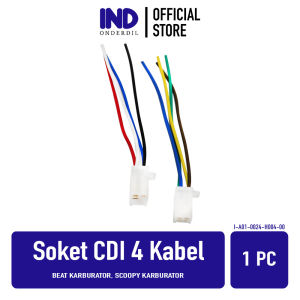 Soket CDI 4 Kabel Beat Lama Scoopy Karburator Socket Cop Cable Karbu Carburator Carbu
