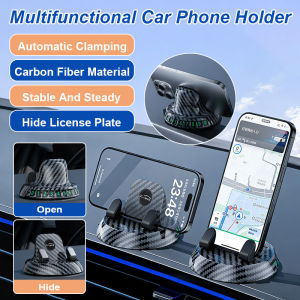 Car center console multifunction cell phone holder