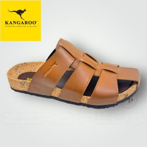 KANGAROO Mens Sandal Adjustable Strap Whisky Blue Sandal KM3817