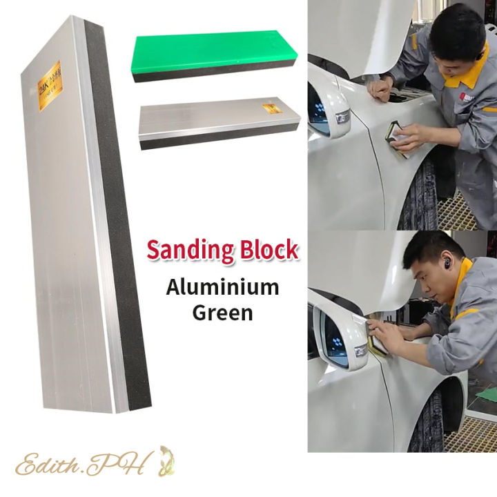 Large Square Automotive Sanding Block 8.26×2.75×0.91 inch For Car Paint Sanding Sponge Sand Paper