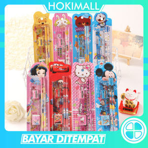 ALAT TULIS SEKOLAH 5 in 1 KARAKTER LUCU / MINI STATIONERY STY01