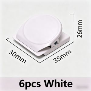 Refrigerator Whiteboard Magnets Clips For Whiteboard Refrigerator Metal Magnetic Clip 6pcs