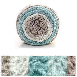 100g/Ball Rainbow Cotton Yarn Segment Dyeing 5 Ply of Milk Cotton DIY Hand Knitted Sofa Cushion Pillow Yarn 193m Crochet Yarn