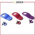 JUDIA ตัวยึดหม้อน้ำรถยนต์ตัวยึดถังทำความเย็นรถแข่งอุปกรณ์ดัดแปลงรถ. 