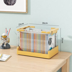 กล่องเก็บของ กล่องเก็บหนังสือ กล่องเก็บของพับเก็บได้ กล่องเก็บของอเนกประสงค์ กล่องพลาส 3สีให้เลือก กล่องใส่เสื้อผ้า