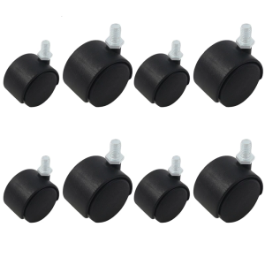 Furniture Office Caster Wheels For Chairs Cabinets Tables With 360 Degree Rotation And Quiet Movement High Load Capacity