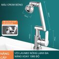 Vòi lavabo nóng lạnh LUCAS,vòi rửa mặt nóng lạnh xoay 1080độ, thay đổi được chiều cao đầu vòi, thân cao 20-30cm , chất liệu lõi  đồng sơn tĩnh điện bền đẹp phong cách Châu Âu + Tặng kèm 2 dây cấp nóng lạnh. 