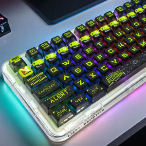 RGB Transparent Ghost Walker SA Keycap PBT+PC 125 Key Bottom Transparent Customized for 60/84/98/108 Mechanical Keyboard