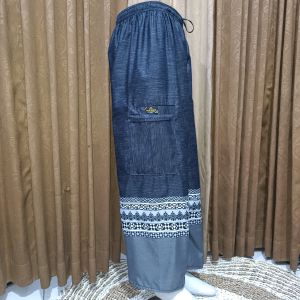 Celana Cargo Pria dan wanita Dewasa Saku Resleting Celana Panjang Pria dan wanita