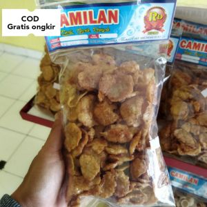 Keripik melinjo pedas manis-keripik pedas manis-Kripik melinjo-kripik melinjo pedas manis kiloan