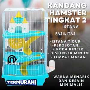 Kandang Hamster 303# Rumah Tingkat Hamster Sugar Glider Tempat Tidur TERMURAH