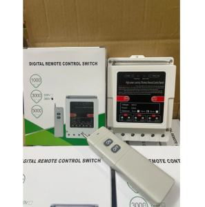 Công tắc điều khiển từ xa rf 3 pha 380v 10KW 3KM điều khiển máy bơm nước từ xa không dây