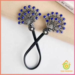 Thai Pioneers กิ๊บติดผมคริสตัลนกยูง กิ๊บเกาหลีสําหรับผู้หญิงเครื่องประดับผมจัดแต่งทรงผม Hairpin