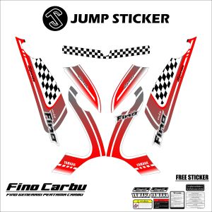 Stiker striping fino karbu - lama garfis variasi 014