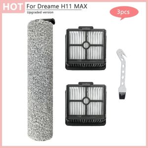 Replacement Roller Brushes Hepa Filter Compatible With Dreame H12 Core /H11 Max/ H11 Robot Vacuum Cleaner Accessories