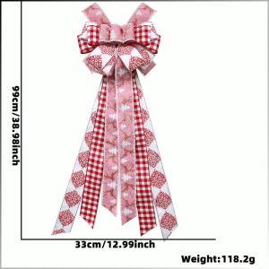 โบว์ตกแต่งต้นคริสต์มาสขนาดใหญ่