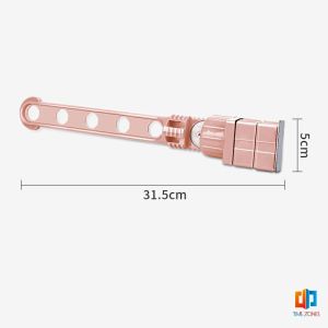 Time Zones ราวตากผ้าล๊อคกับกรอบหน้าต่างติดตั้งง่าย