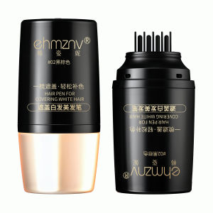 The New Hair Styling Stick Comes with a Tooth Comb to Complement the Color and Cover the Gray Hair It Is Natural and Shiny It Is Portable and Can Be Combed to Blacken the Hair自带齿梳持久着色美发棒