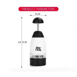 SG Ready Stock Slap Chop Garlic Chopper Vegetable Cutter Onion Cutter Hand Chopper Slap Chop Stainless Steel Cutter