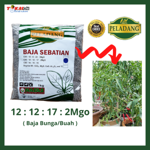 [ Ready Stock ] Baja Bunga NPK 12:12:17 - Baja Pokok Baja Bunga Baja Buah Baja Sayur Baja Peladang Baja Jadi Baja Viral Baja NPK Fertilizer Baja Campuran