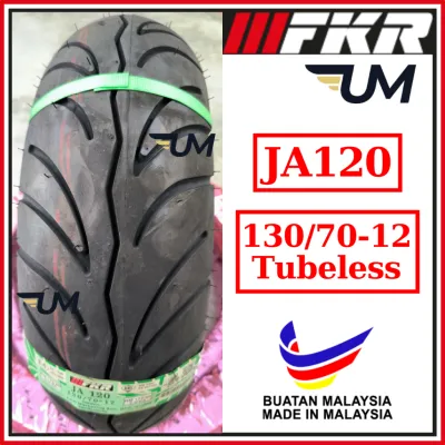 FKR TUBELESS TYRE SCOOTER ELEGAN JA120 120/70-12 130/70-12 TIRE TYRES SKUTER TAYAR TIUBLESS ELIT BENELLI TNT135 MSX125