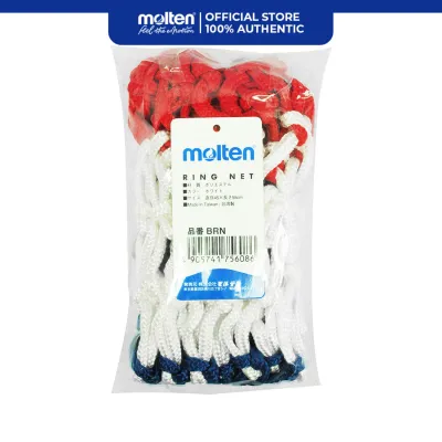 Molten BRN Basketball Ring Net Official Tricolor Polyester (White/Red/Blue)