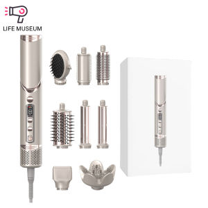 8-in-1 Hair Dryer  Foldable High Speed Hot Air Comb For Quick Drying Multi Functional Negative Ion hair dryer