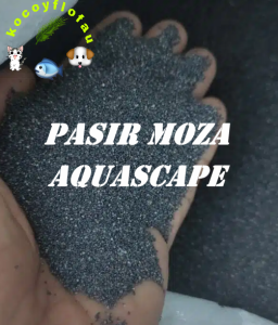 Pasir moza super halus moza hitam1kg dekorasi aquascape