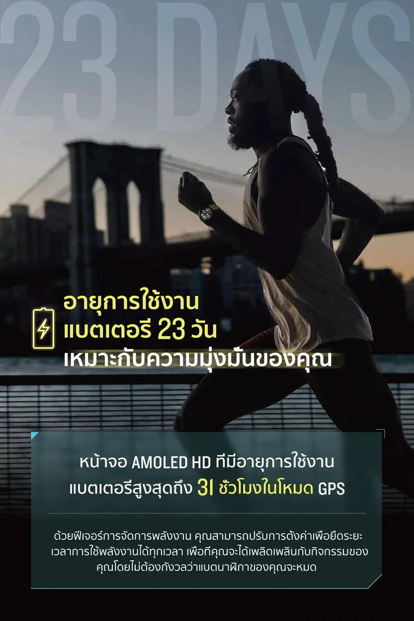Garmin Forerunner 965 series นาฬิกาสมาร์ทวอทช์ รับประกันศูนย์ไทย 2 ปี