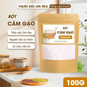 Bột cám gạo nguyên chất 100g (Cám gạo organic dưỡng trắng da)