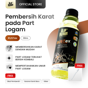 Rustex | Kilap Premium - Rust Remover Pembersih Karat Motor Mobil Penghilang Karat Logam Pembersih Karat Mesin