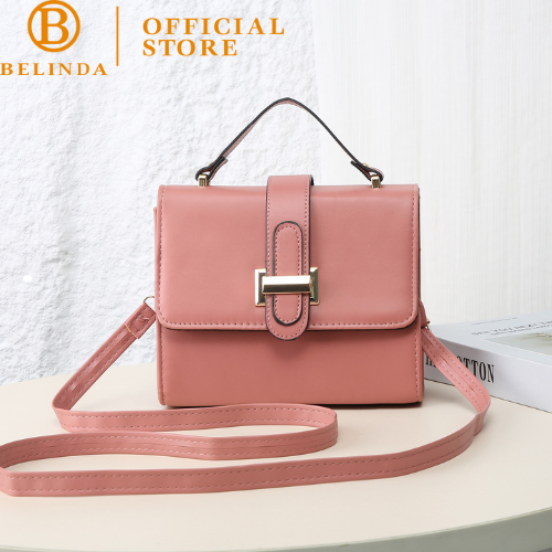 Belinda Women BAG D5107 PU Leather Simple Handbag Sling Bag for Women  Fashion Ladies Crossbody Bags Lazada PH