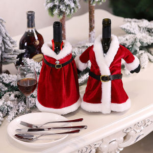 Wine Set Christmas High Visual Impact Overskirt Add to the Festive Atmosphere Consumers Fashion