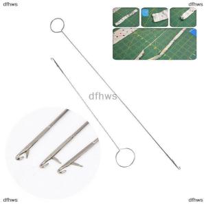 [COD] dfhws DIY Metal Sewing Loop Turner Hook for Turning Fabric Tubes Straps Belts Strips