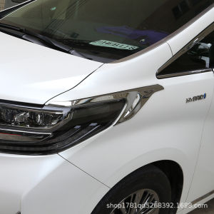 Toyota Alphard Vellfire AGH30 Head Lamp Chrome garnish Headlamp Chrome trim cover