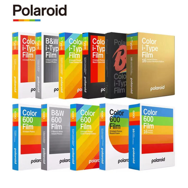 box Original Polaroid 600 Film/i-Type Film Color White Black