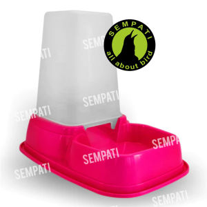 SEMPATI Dispenser Anti Semut 15 Liter Tempat Makan Minum Otomatis Kucing Anjing Kelinci Burung Hamster Sugar Glider Pet Feeder Pet Bowl Besar Anti Slip Super Tebal