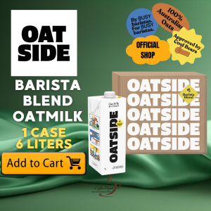 OATSIDE Barista Blend Oat Milk | 1L 6s 12s & 18s | 200mL Pocket Pack 24s | Plant-Based Non-Dairy