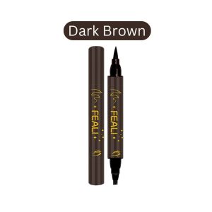 [BPOM] FEALI 2in1 Eyeliner Eyebrow 4 Tip brow Contouring Waterproof Long Lasting Anti Luntur - Waterproof dan Tahan lama