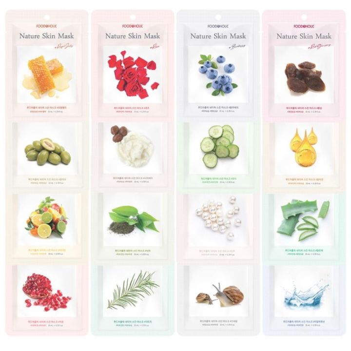 FOODOHOLIC Nature Skin Mask プランエス 【試してみた】Natural Skin