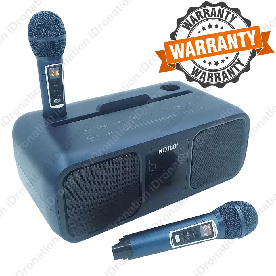 🔥 Premium KTV SDRD SD318 Karaoke Bluetooth Speaker SD-318