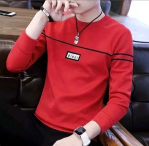 Promo Sweater Keren Kaos Pria Kekinian Baju Cowo Trendy Crewneck Pria Elegan Sweter Dewasa Rihui New