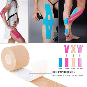 Kinesiology Sport Elastic Tape Muscle Athletic Recovery Tape Strapping Gym Fitness Tennis Running Knee Muscle Protector SP86